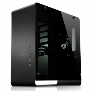 Jonsbo UMX4 Black (Window version) táp nélküli ablakos ház fekete